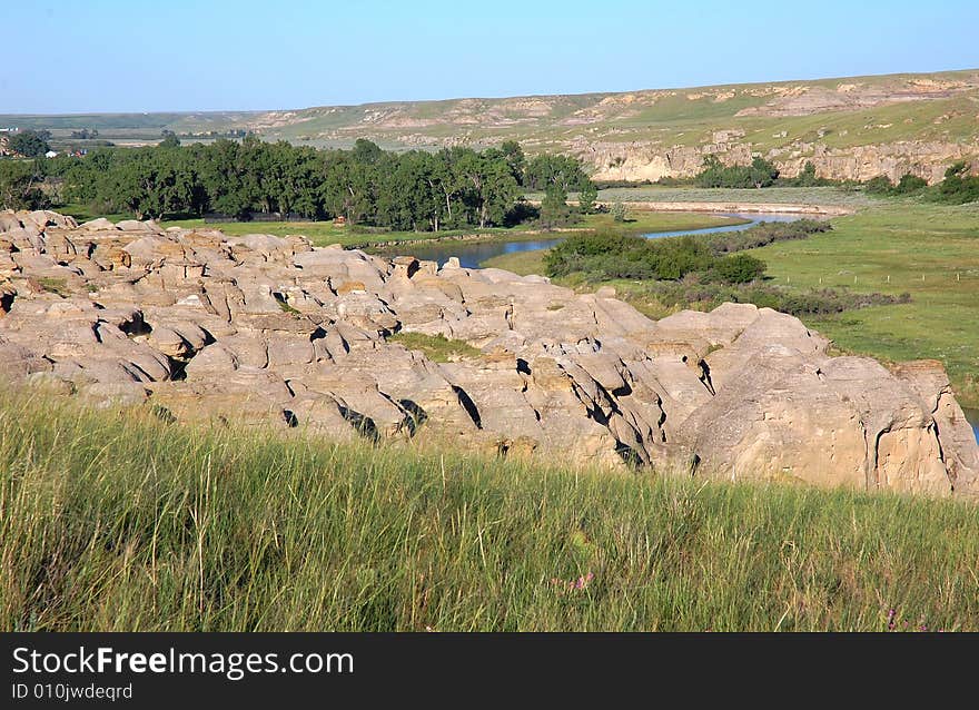 Hoodoos And Sandstones