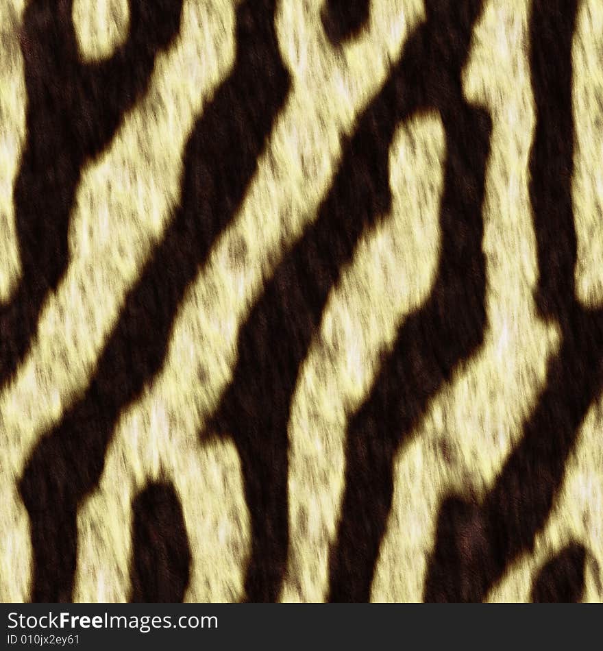 The texture zebra fell, suits for duplication of the background, illustration