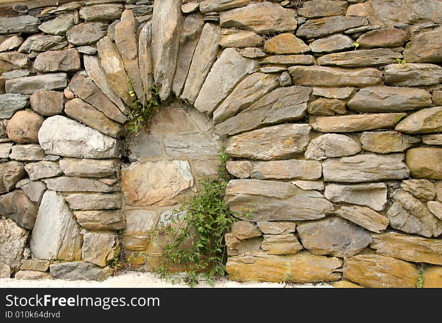 Stone wall