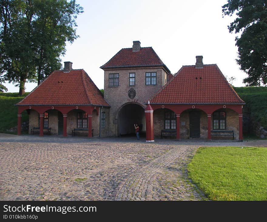 Port(entrance) of fort in Kobenhavn in Danmark. Port(entrance) of fort in Kobenhavn in Danmark