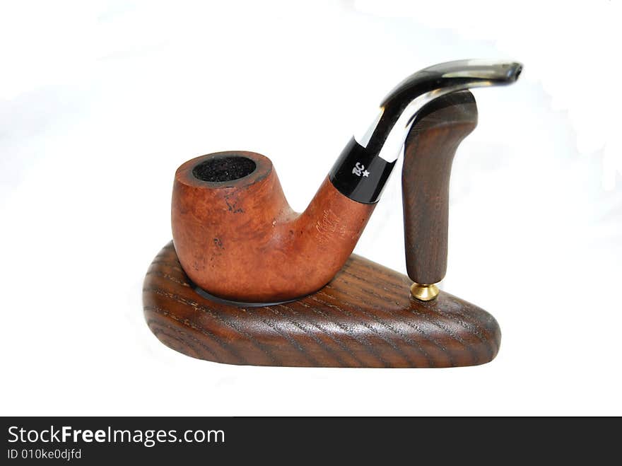 Pipe, smoking, tobacco, object, isolated. Pipe, smoking, tobacco, object, isolated