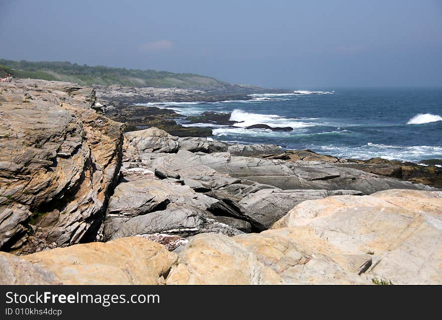 Rocky shoreline