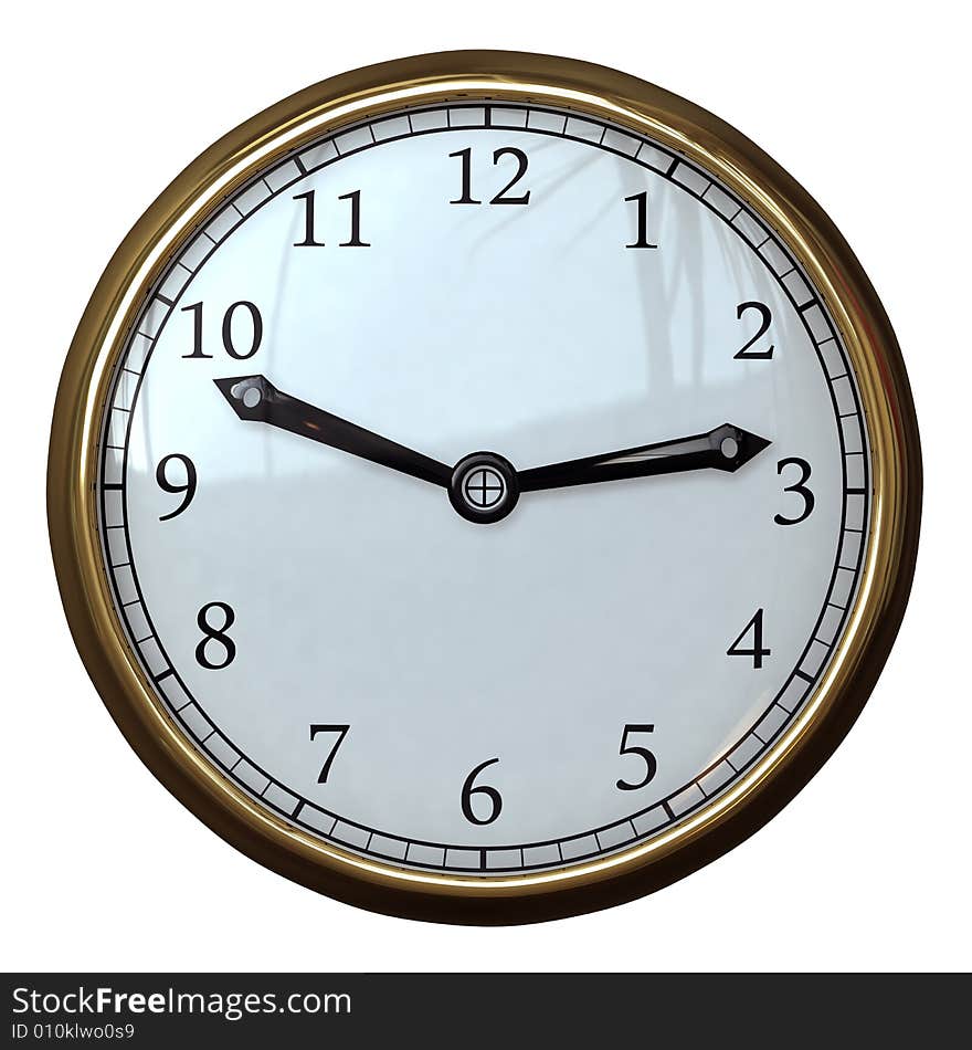 Simple Clock Arabic Numeral