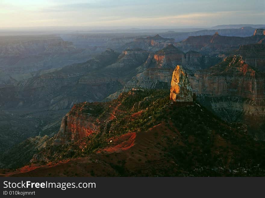 Sunrise in Grand Canyon National Park. Sunrise in Grand Canyon National Park