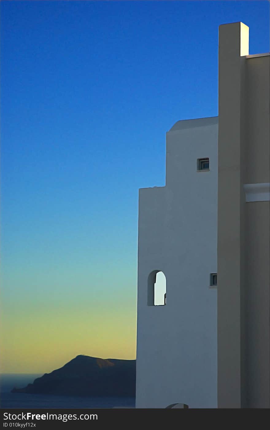 Sunset in Santorini