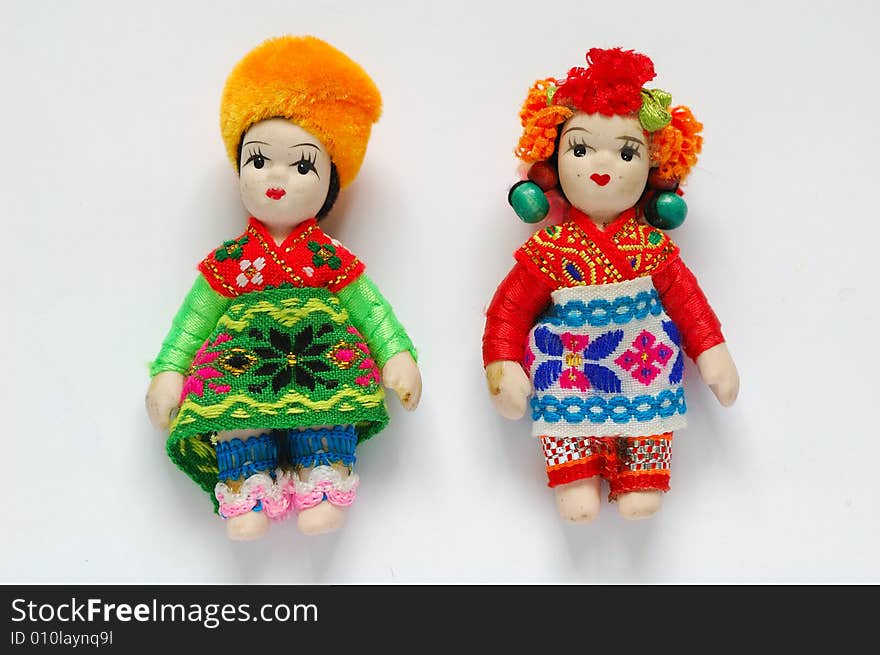 Doll handicraft of Chinese Tibetan. Doll handicraft of Chinese Tibetan.