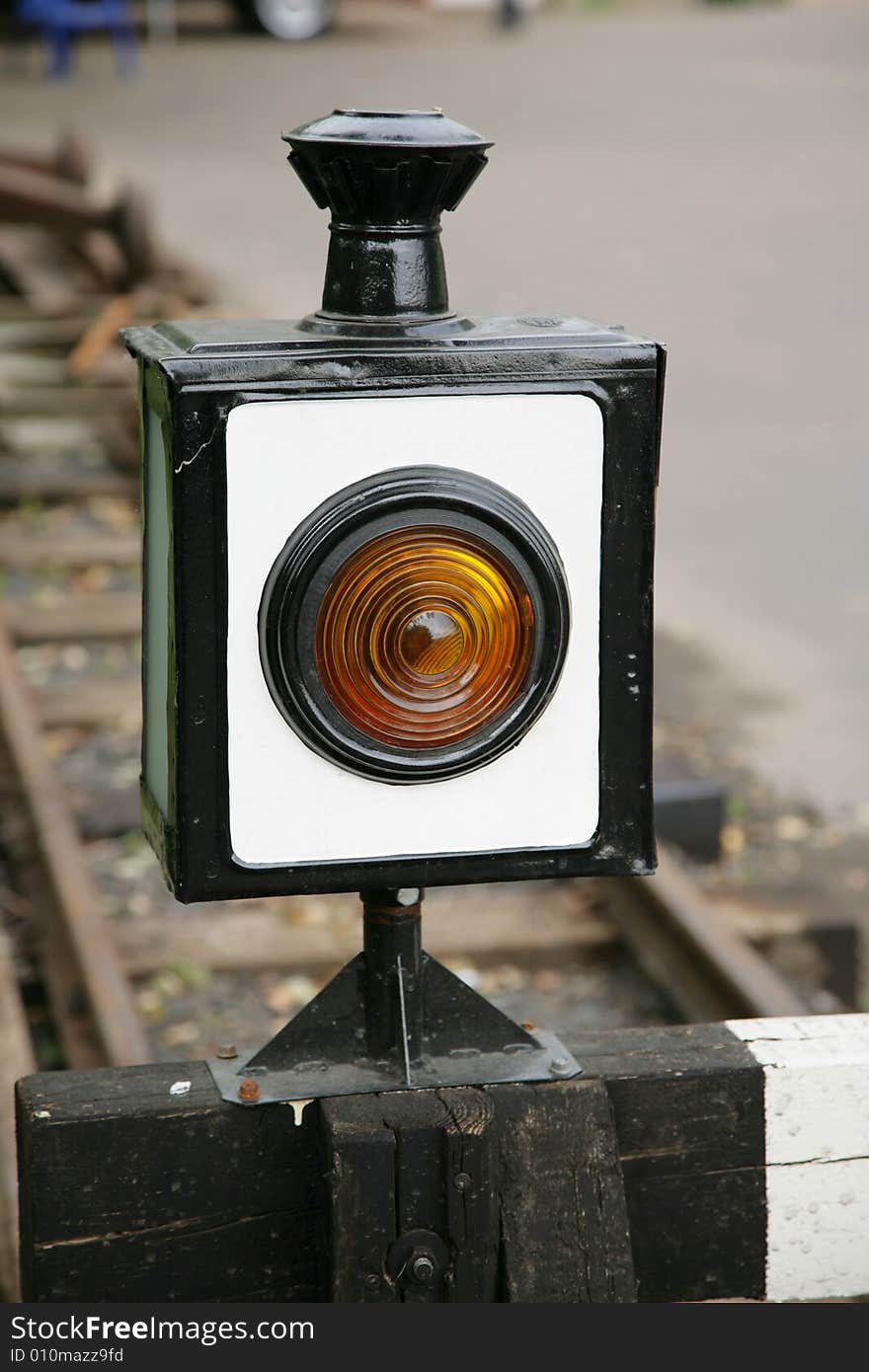 Old railway lantern