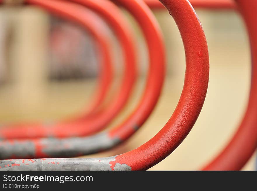 At a playground filled with laughter and fun. At a playground filled with laughter and fun