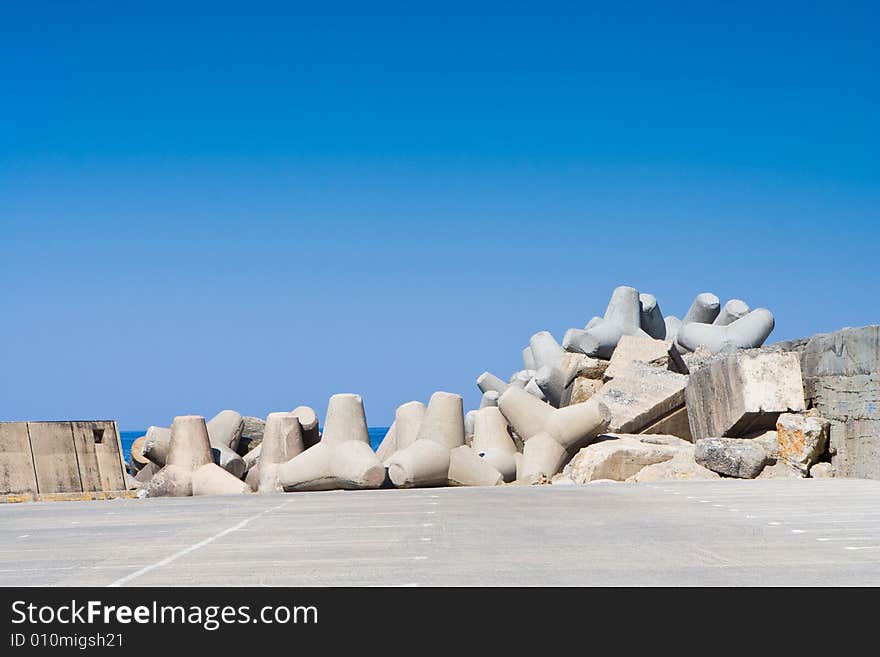 Groyne At A Port