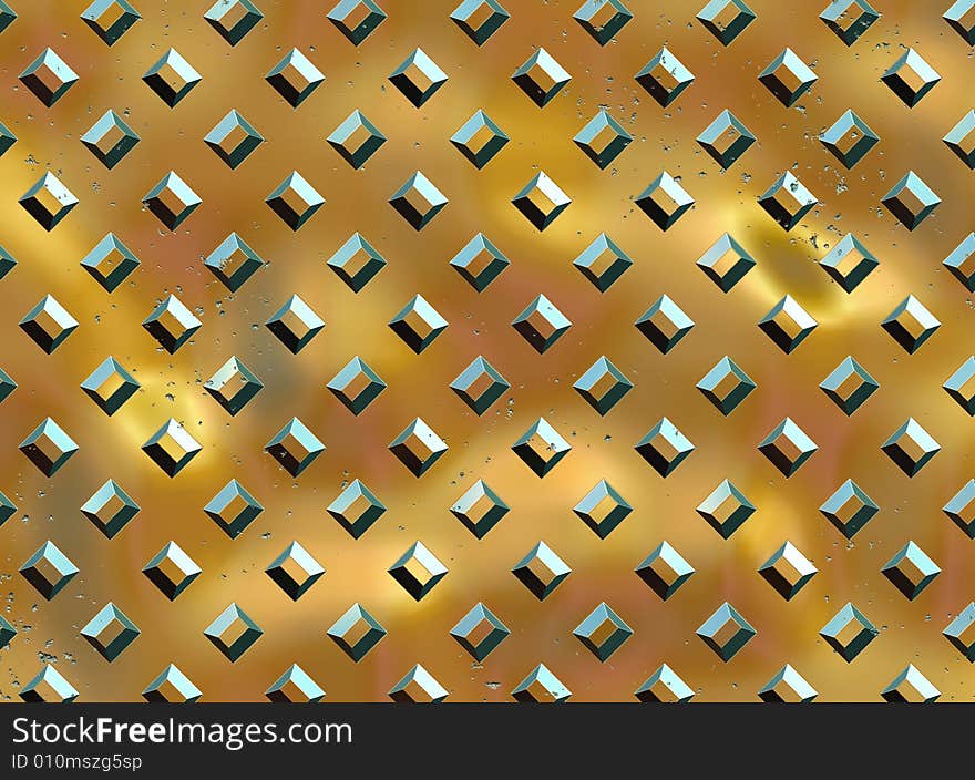 Abstract Diamond Metal plate texture