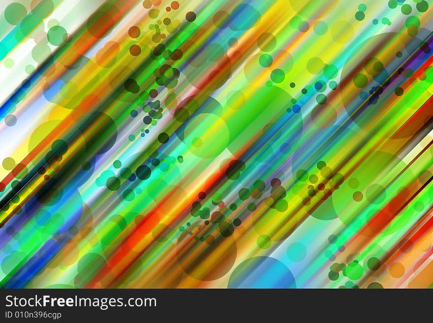 Abstract color circles in diagonal motion blur. Abstract color circles in diagonal motion blur