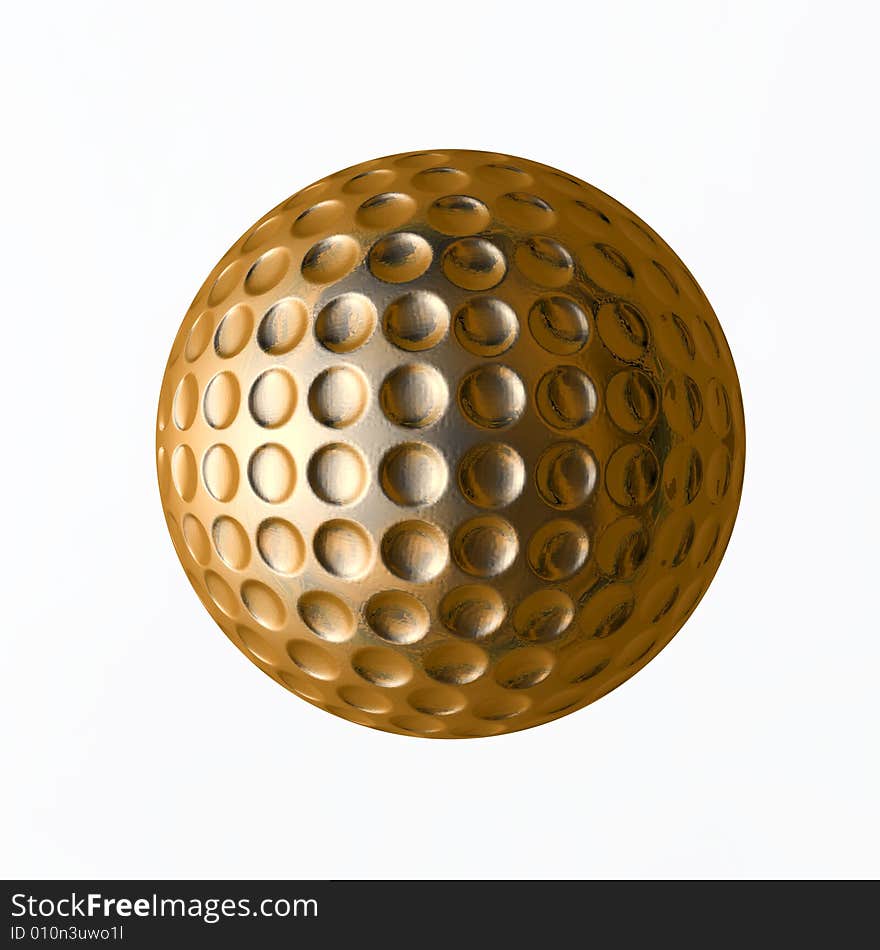 Ball made of copper