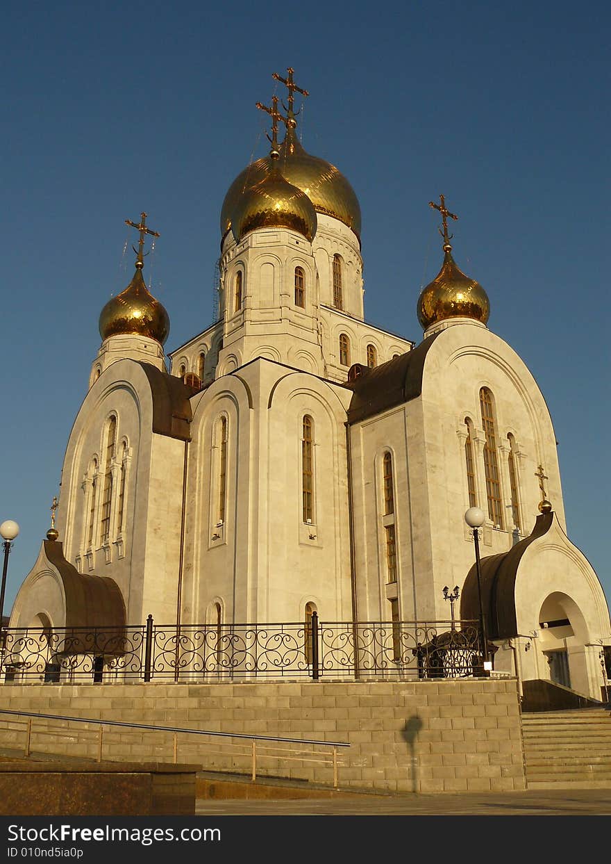 Church cathedral on high mountain. Church cathedral on high mountain.