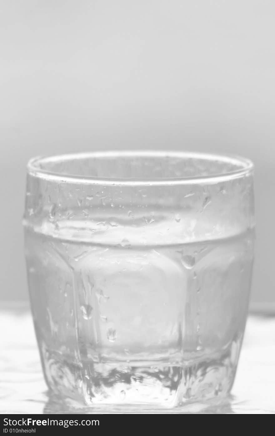 Glass of water background 05