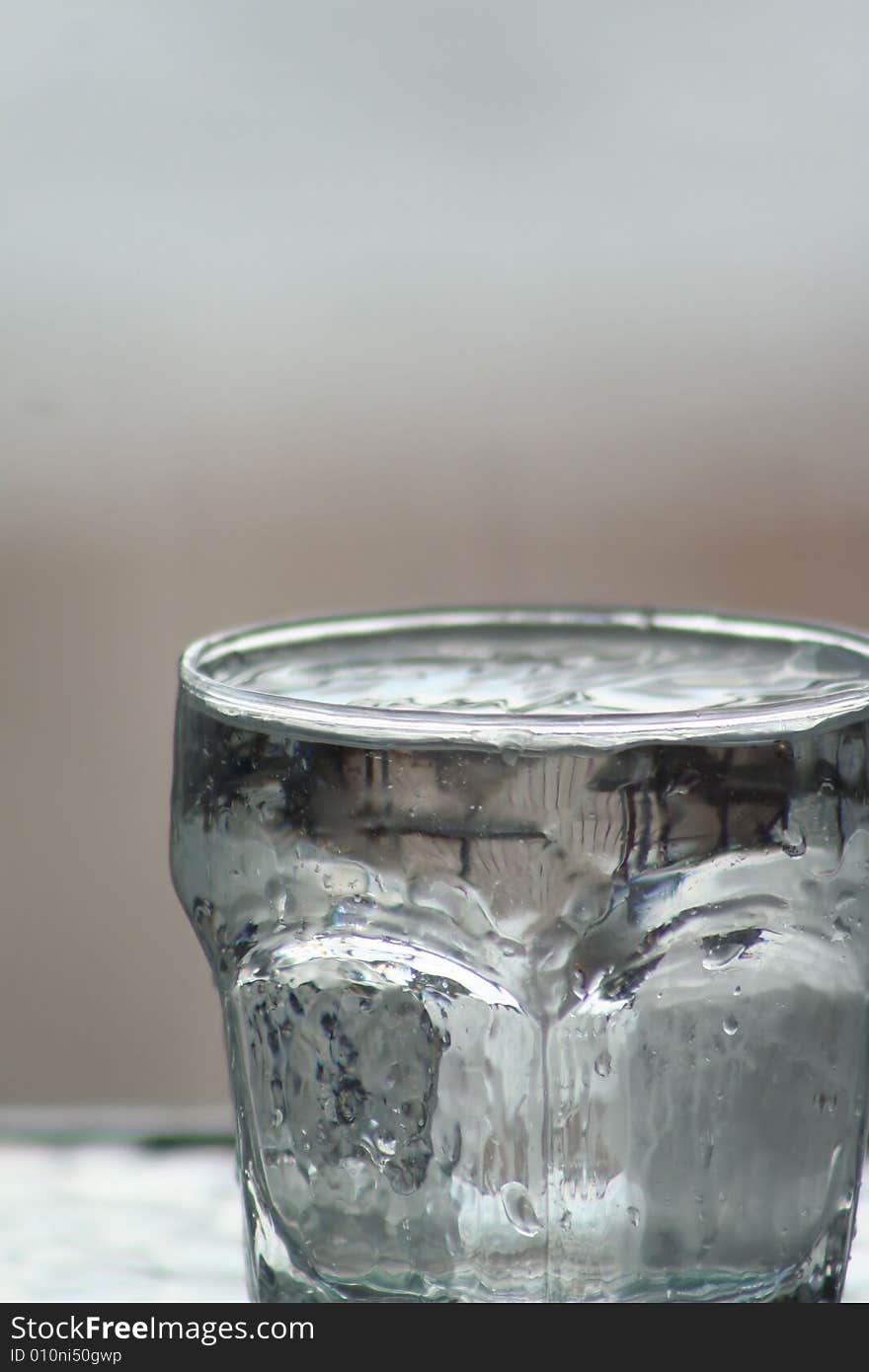 Glass of water background 07