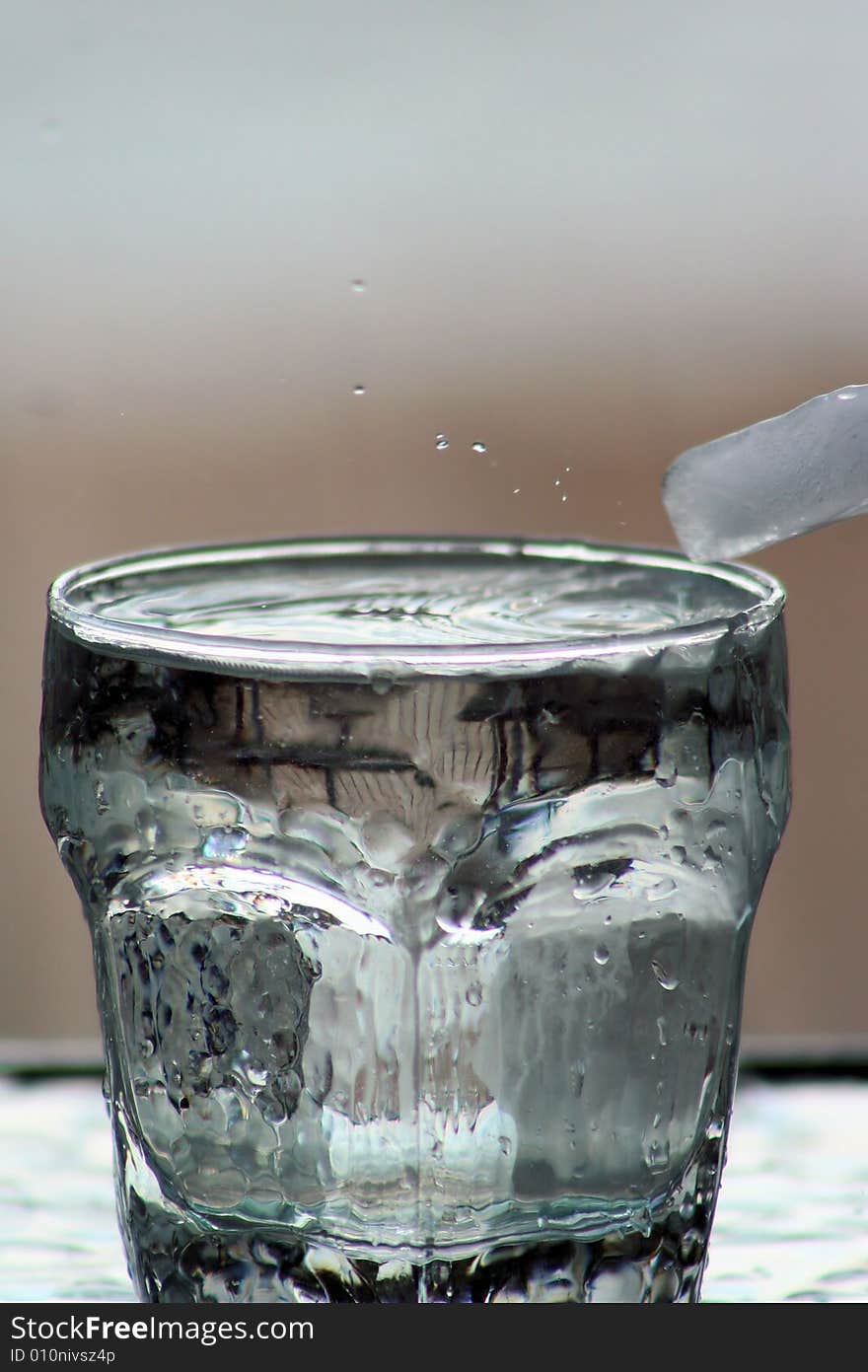 Photo of a glass of water for a background. Photo of a glass of water for a background