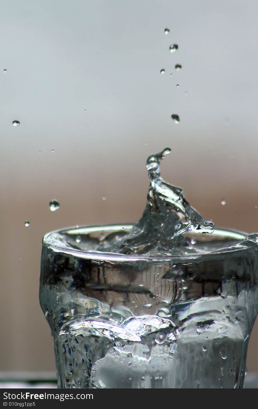 Photo of a glass of water for a background. Photo of a glass of water for a background