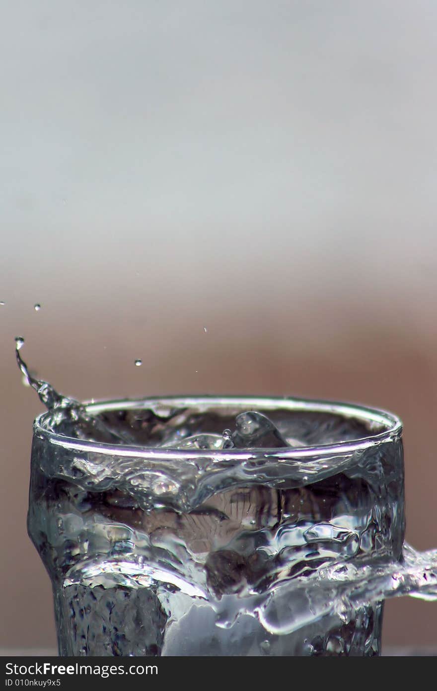 Photo of a glass of water for a background. Photo of a glass of water for a background