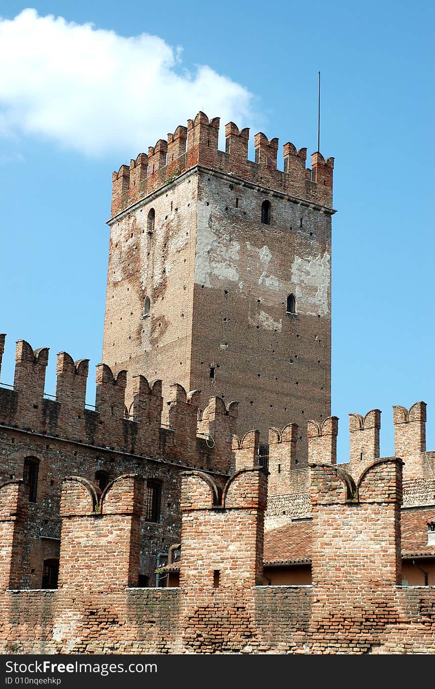 Castelvecchio in the City of Verona in Northern Italy