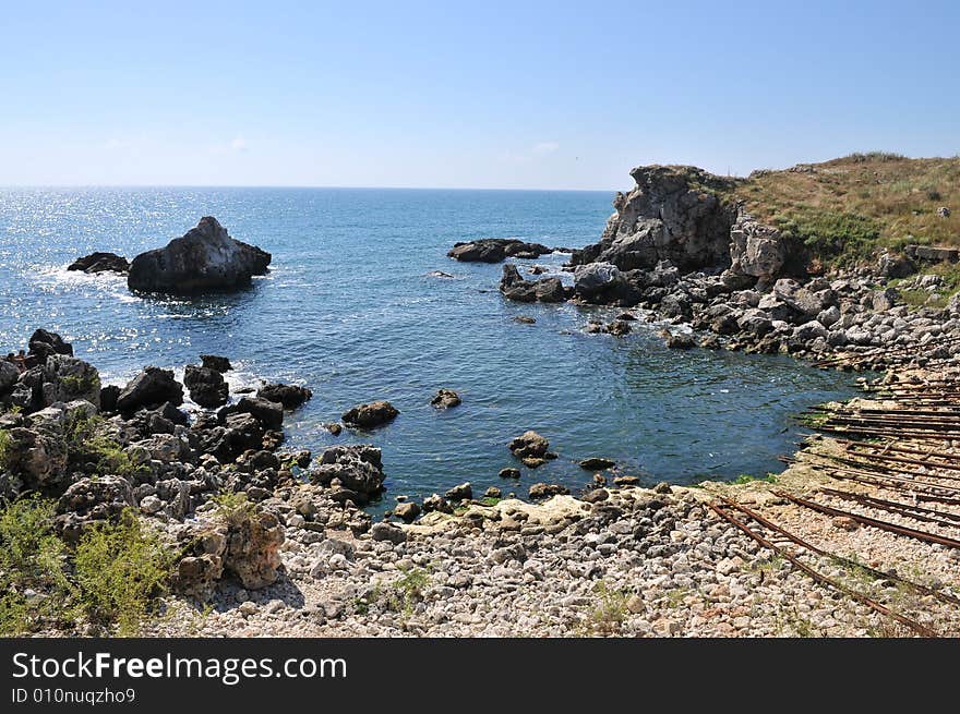 Coastal landscape from Bulgaria, Europe. Coastal landscape from Bulgaria, Europe