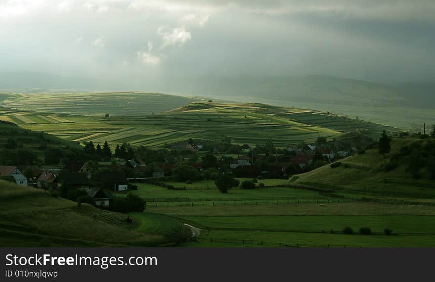 High mountains with clouds_transylvanian landscape. High mountains with clouds_transylvanian landscape