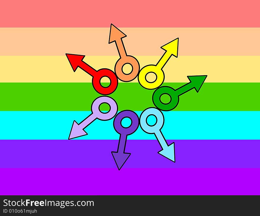 Gay flag