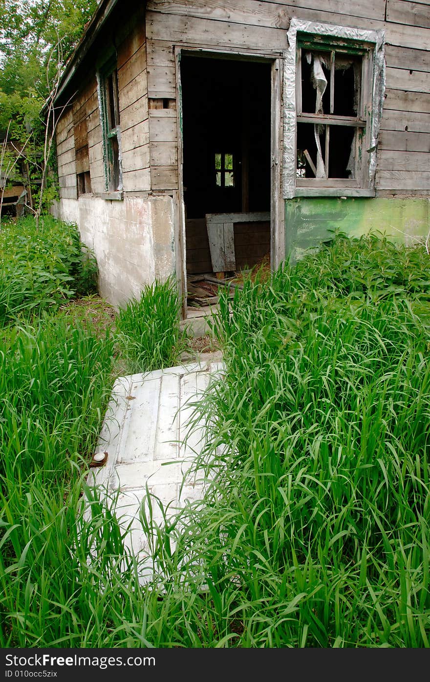 Abandoned House Entrance