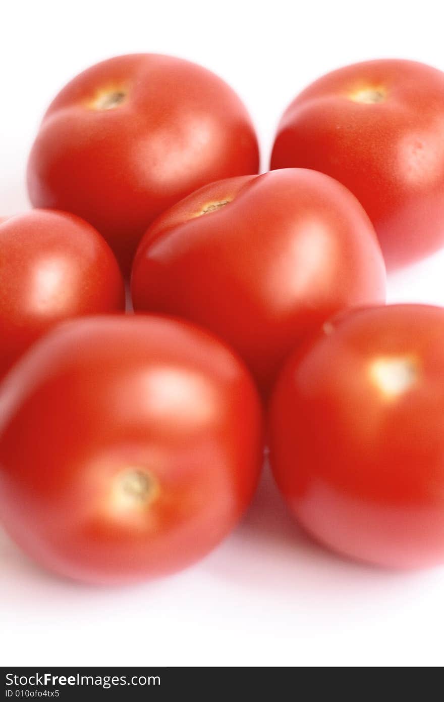 Six Fresh Tomatoes