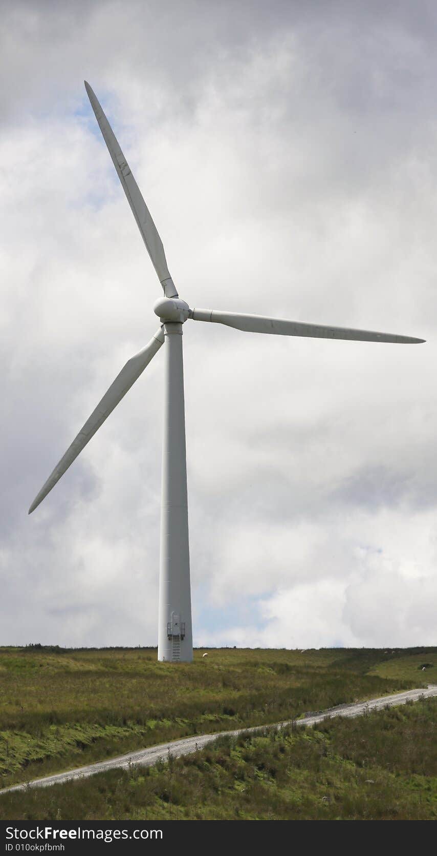 Wind farm in Wales UK