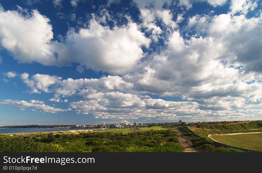 Town Of Cronulla And Clouds