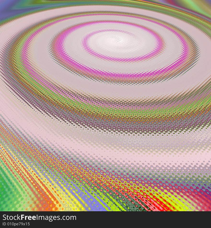 Varicoloured background from spiral element