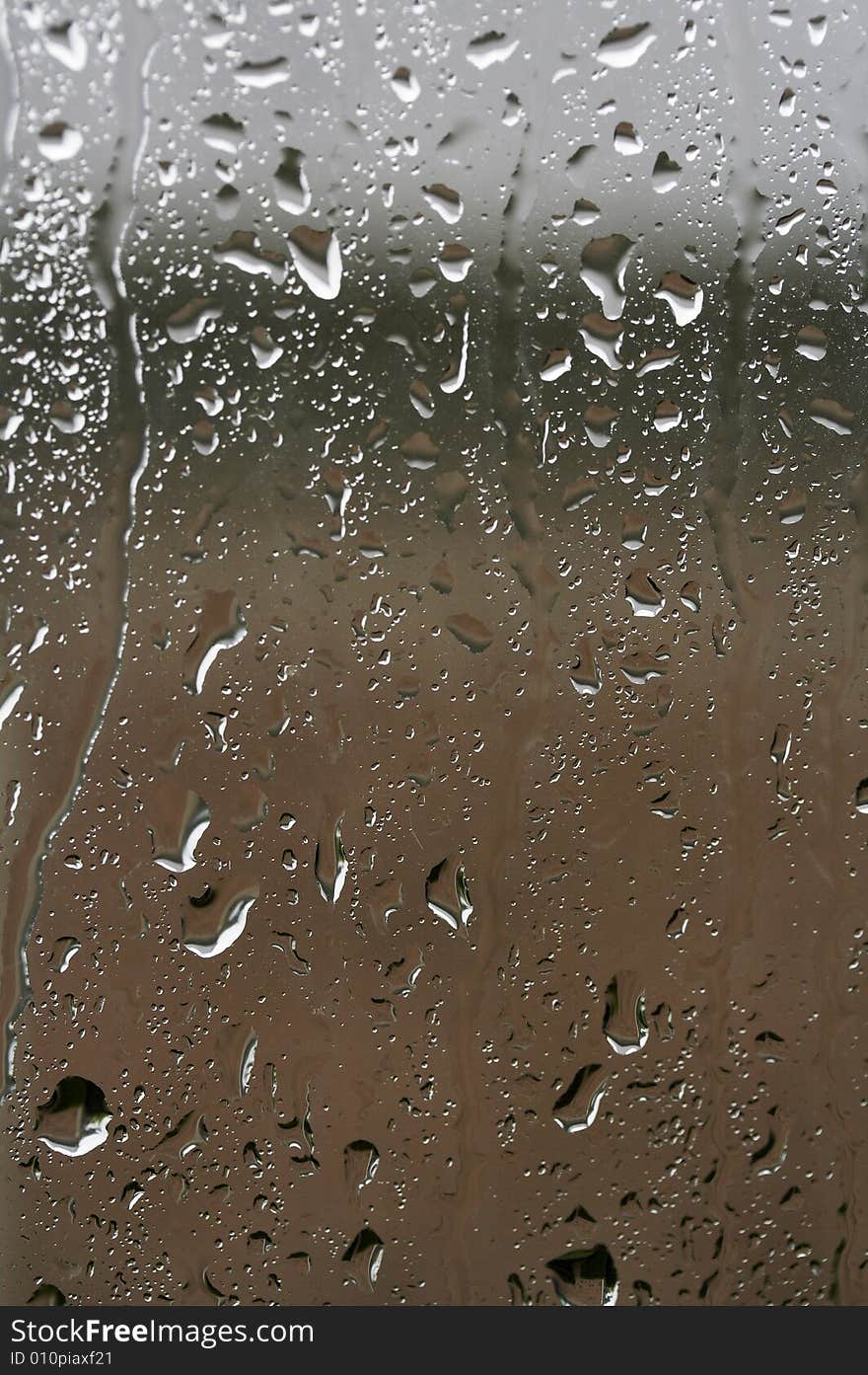 A picture of water drops on window. A picture of water drops on window