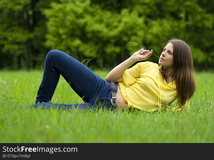 20-25 years old beautiful woman portrait at outdoors. 20-25 years old beautiful woman portrait at outdoors