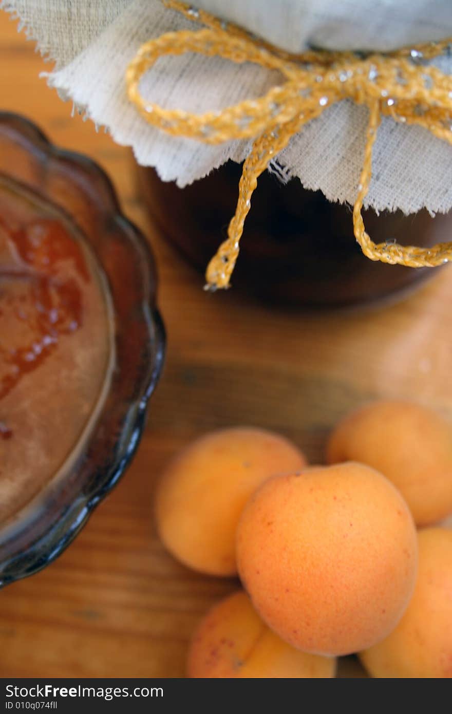 Apricot Jam Of House Preparation