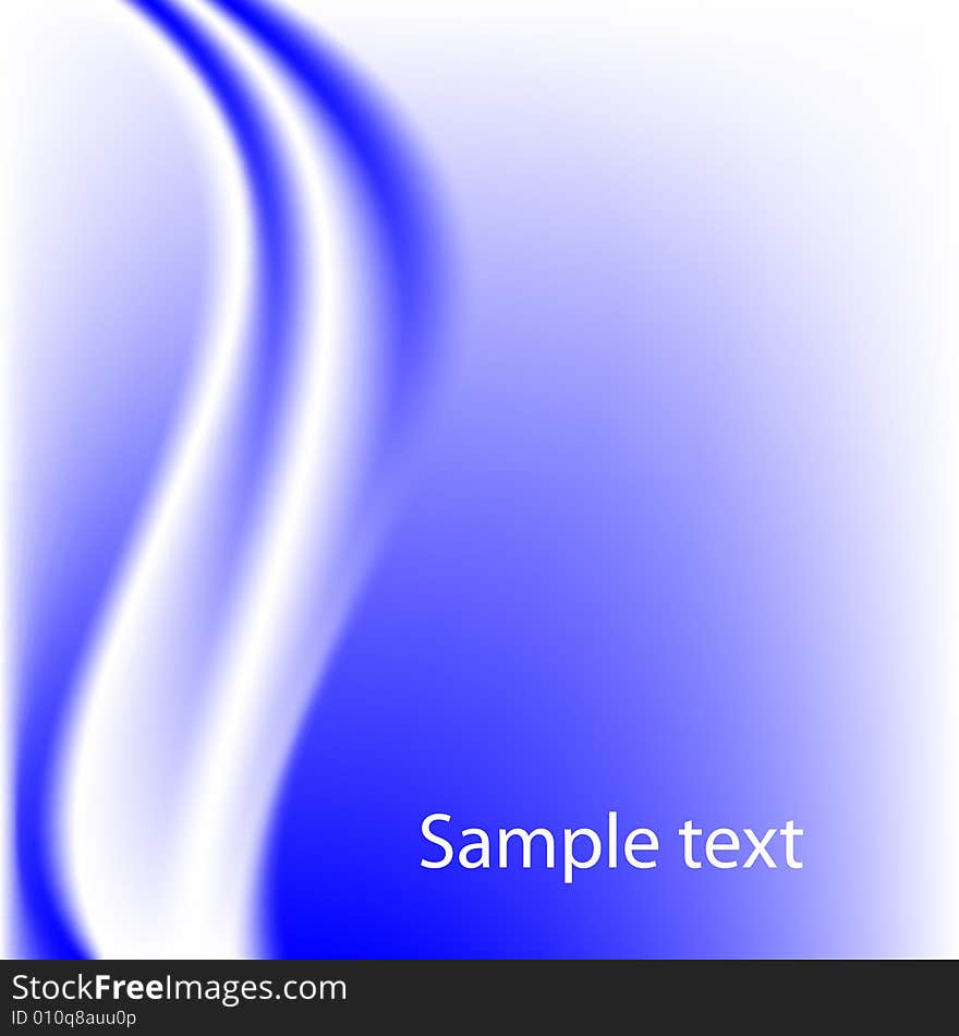 Abstract blue background, vector illustration