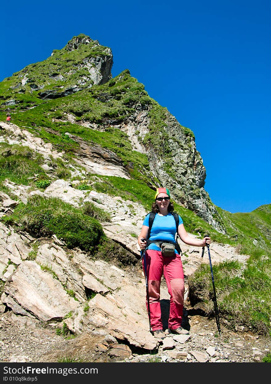 Hiking in Fagaras mountains (Romania). Hiking in Fagaras mountains (Romania)