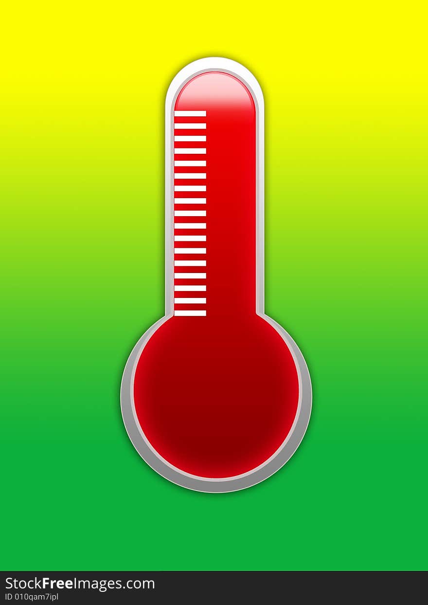 A Illustration of a medical thermometer. A Illustration of a medical thermometer.