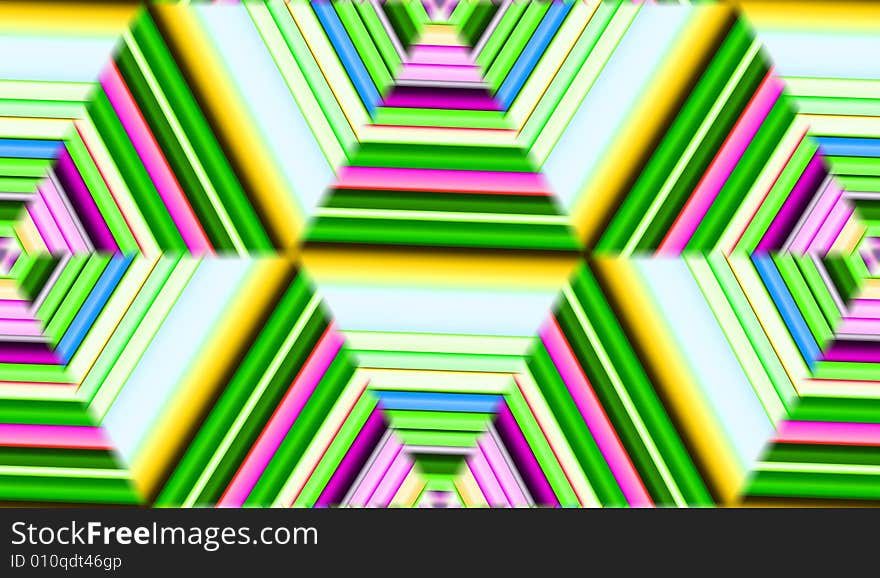 Colour Tile Pattern Background 3