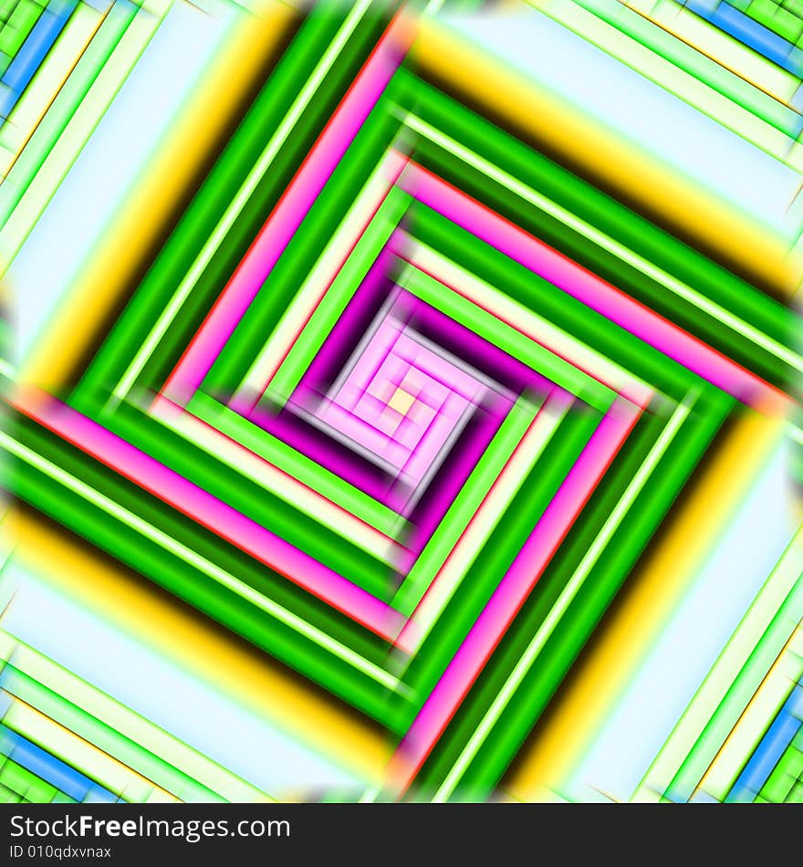 Colour Tile Pattern Background 4