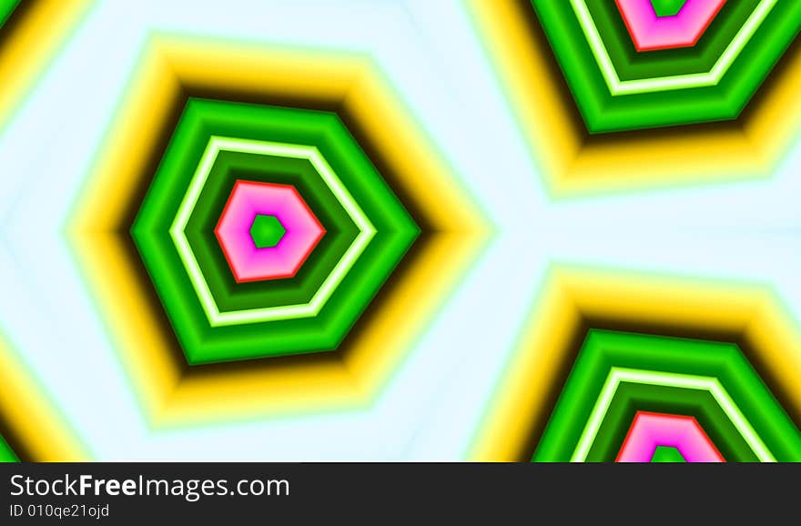 Colour Tile Pattern Background 6