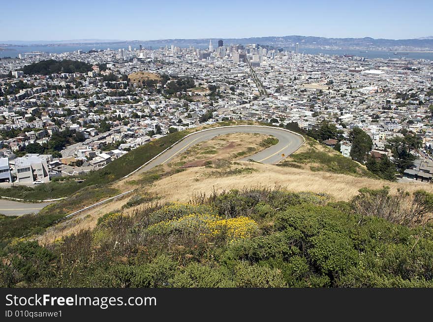 San Francisco from the Twin Peaks