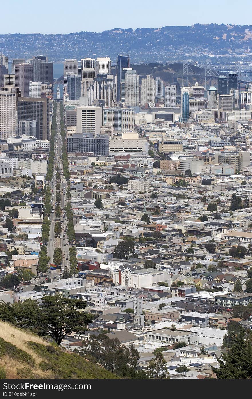 San Francisco from the Twin Peaks