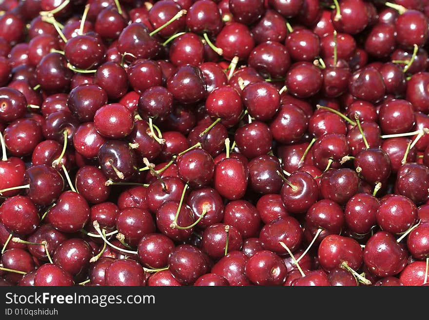 Cherries at the market