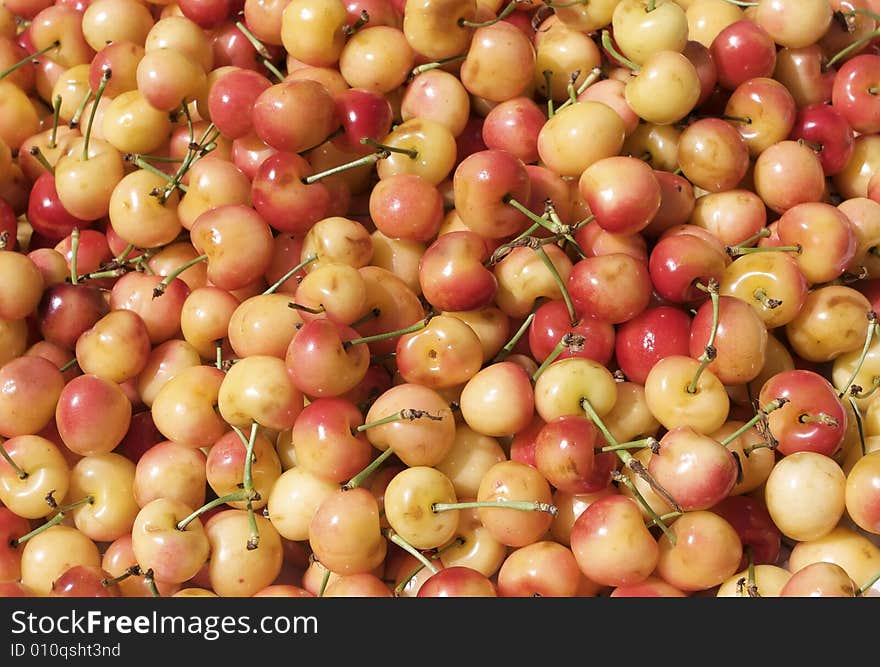 Cherries at the market