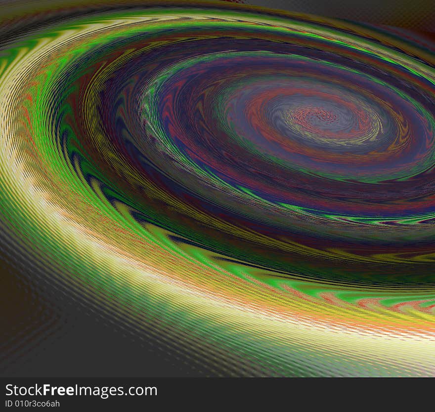 Varicoloured background from spiral element