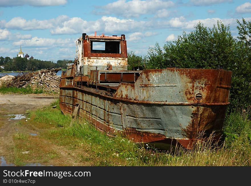 Old Rusting Patrol Boat