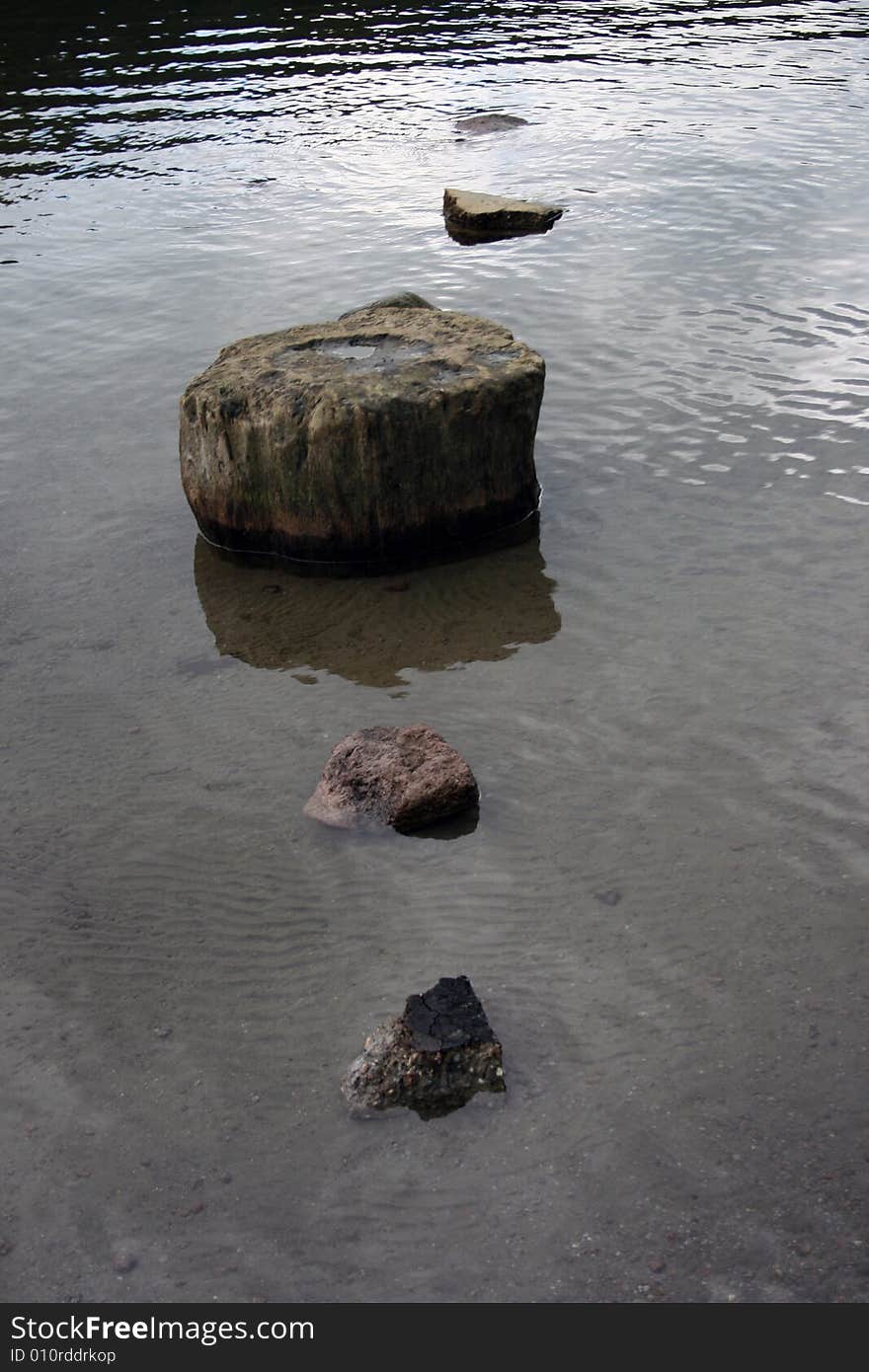 Rocks on the Lakeside