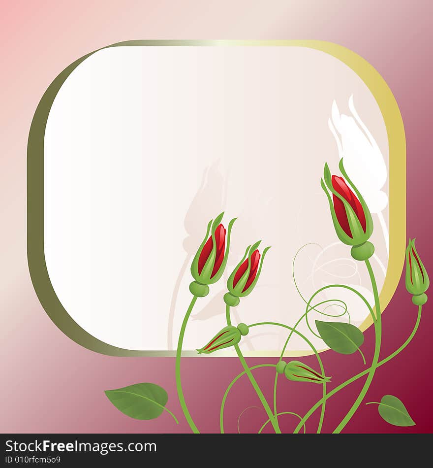 Background With Bouquet