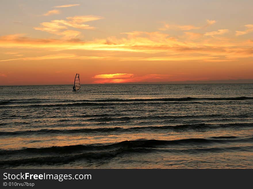 Decline on Baltic sea, Tallinn, Estonia