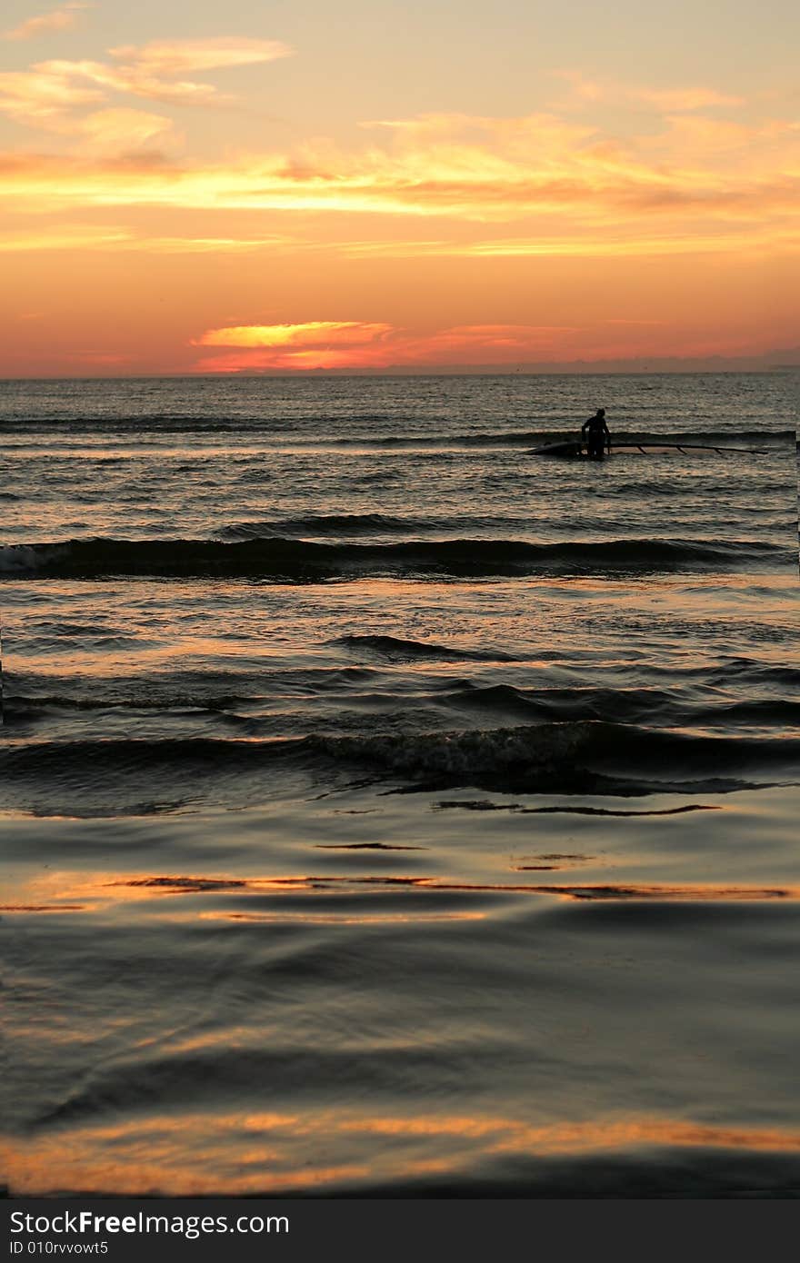 Decline on Baltic sea, Tallinn, Estonia